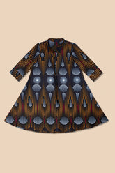 Product image of Raha dress in Mandala dots print